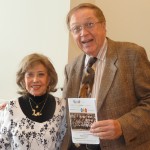 June Foray & Carl Bell, two former Motion Picture Academy Animation Branch chairs, at the UPA Tribute. Carl is holding his collectible souvenir UPA Tribute program. 